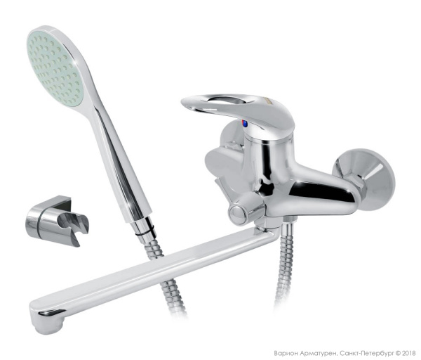 Смеситель д/ванны-раковины WERDER с керамическим переключателем
