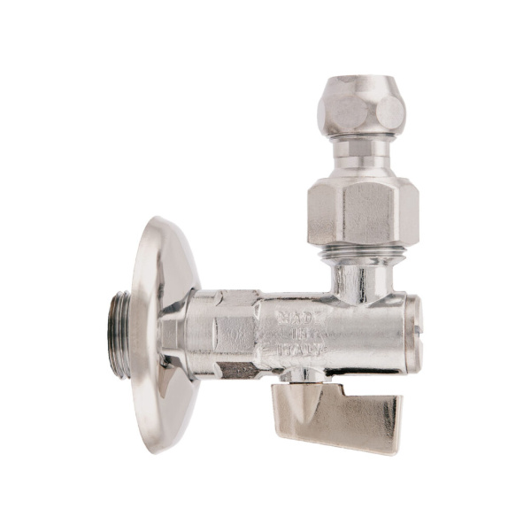 Кран с фильтром 1/2" с цангой 10мм (386) Itap