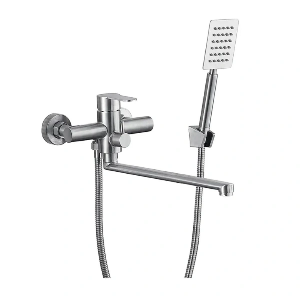 Смеситель для ванны V31-35-4-1 излив плоский 35 см ViEiR