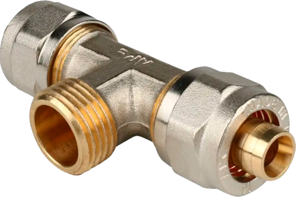 Тройник с нар.резьбой 16х1/2"х16 (АРЕ)