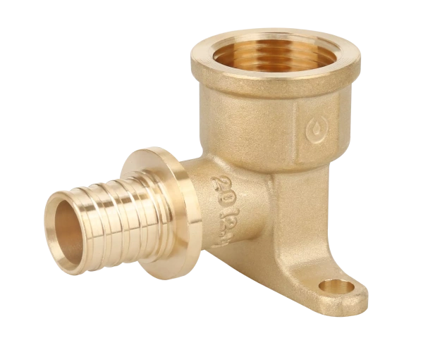 Угол аксиальный настен. с ВР латунь 20х1/2"