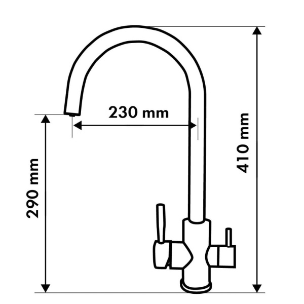 Смеситель для кухни  8204 Ирис Магазин сантехники Нижний Новгород