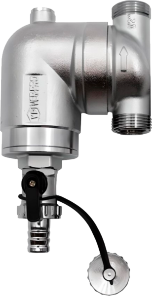 Фильтр поворотный механической очистки с манометром 1/2" ViEiR (12/1)