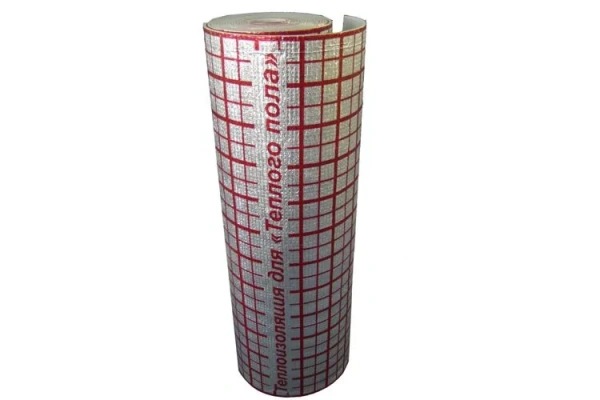 Подложка для системы "Теплый пол" (3мм, 15м2) с разметкой