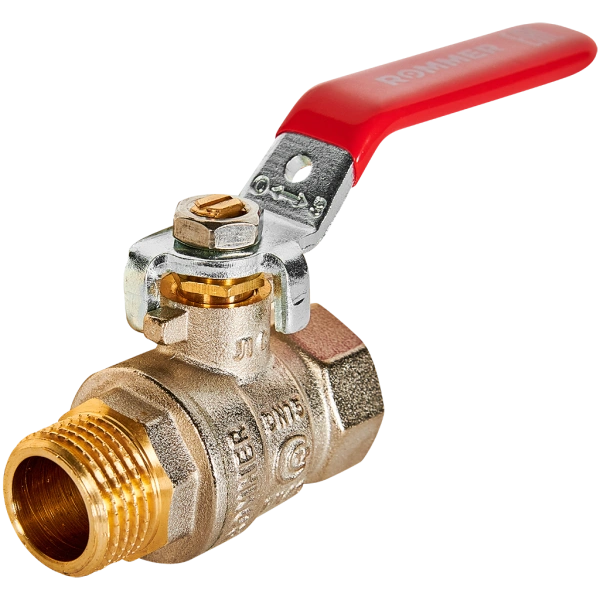 Кран шаровой, ВР/НР, ручка рычаг 1/2" ROMMER ГОСТ