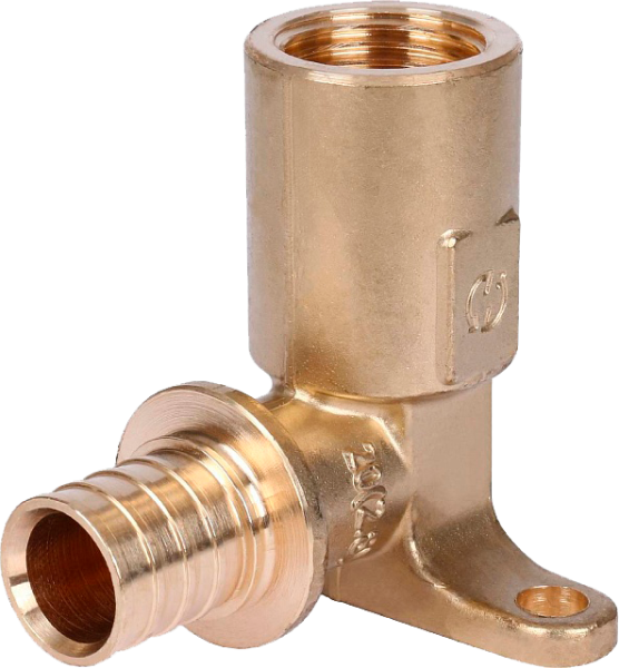 Угольник настенный (ушастик) ДЛИННЫЙ 20х1/2" STOUT для сшитого п/э