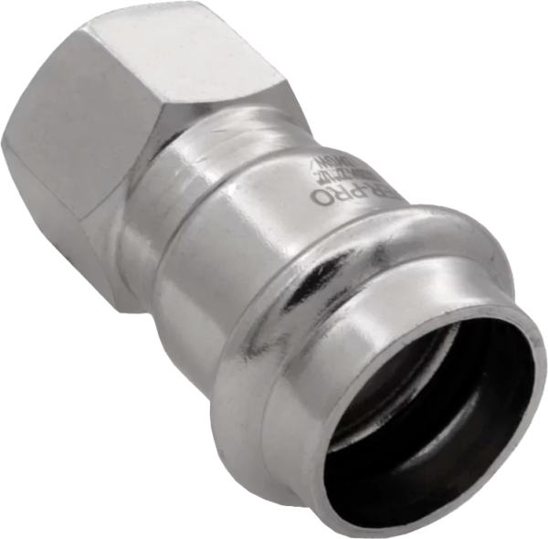 Соединитель из нерж. стали ВР 22×3/4"  "VER-PRO"