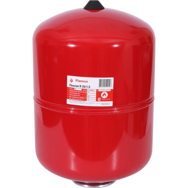 Flexcon R 25/1,5 Бак(Красный) расширительный для отопления 25 л