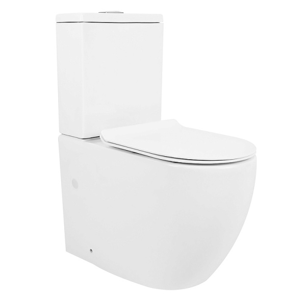 AZ-2062S-G Azario CORSA  Унитаз напольный безободк (комплект) 630x380x830