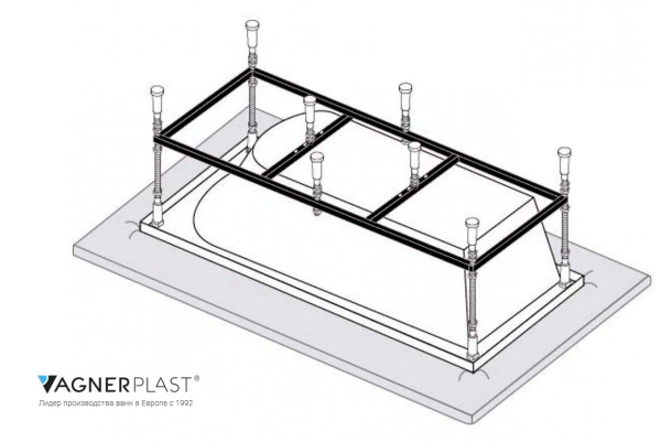 Усиленная рама 180x80 (Hera/Cavallo/Veronela) Магазин сантехники Нижний Новгород