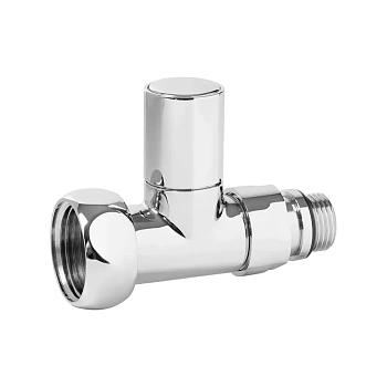 Кран для полотенцесушителя прямой (круглый) 1/2М*1F (VIEIR)  