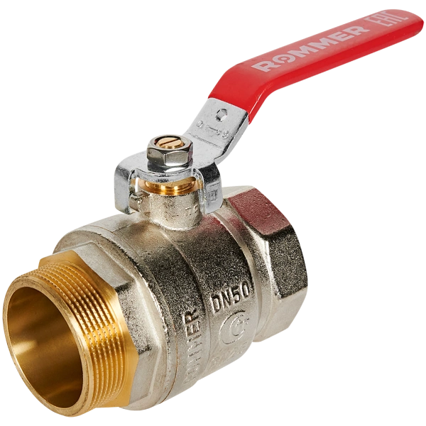Кран шаровой, ВР/НР, ручка рычаг 2" ROMMER ГОСТ