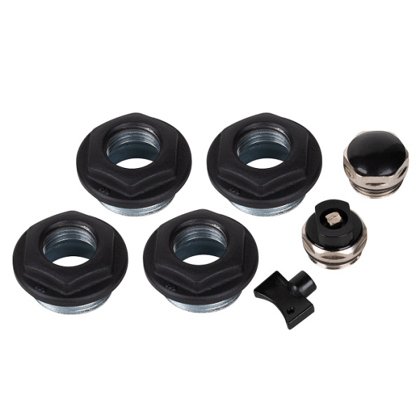 Комплект монтажный Royal Thermo 1”х1/2" черный