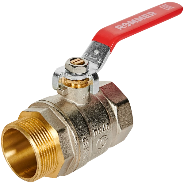 Кран шар ВР/НР,ручка  рычаг 1 1/2" ROMMER ГОСТ