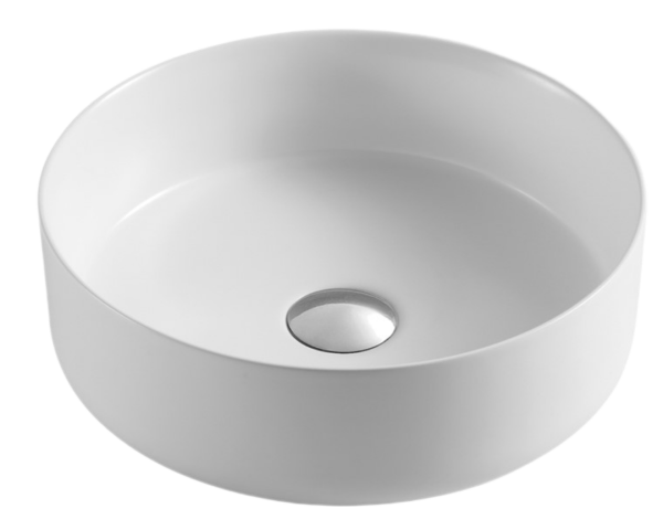AZ-3134 MW Azario Раковина накладная матовая бел (355*355*120)