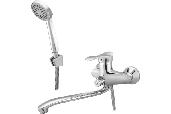 MN 2201 Смеситель д/ванны длинный излив (комплект) хром Магазин сантехники Нижний Новгород