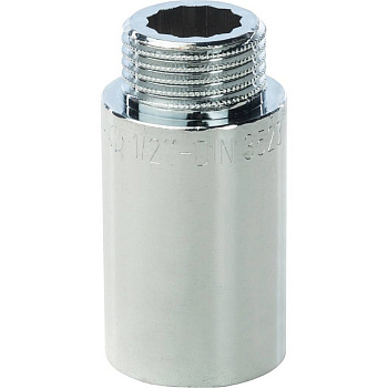 Удлинительная гайка  усилен.  1/2" х  40 хром GF-Stout