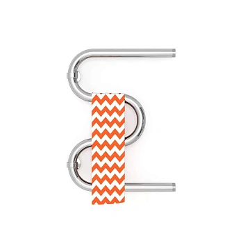 Полотенцесушитель ZIGZAG модель M 1" 500/400 без полочек (В37)