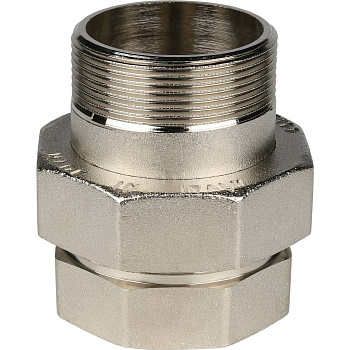 Соединитель (американка) 2" никель,  o-ring Stout