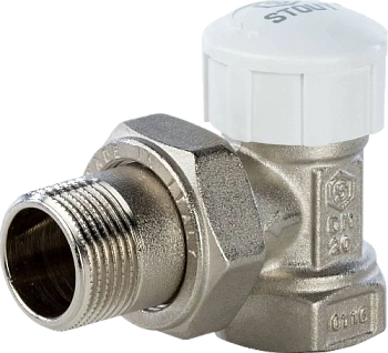 Клапан термостатический (под ТРГ), угловой 1/2" STOUT (24/1)