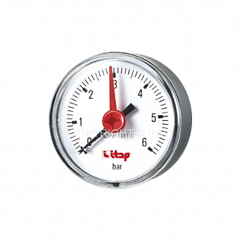 Манометр осевой (0-6 bar) 1/4"  (483R) Itap