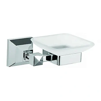 ALTRE Мыльница стеклянная, хром