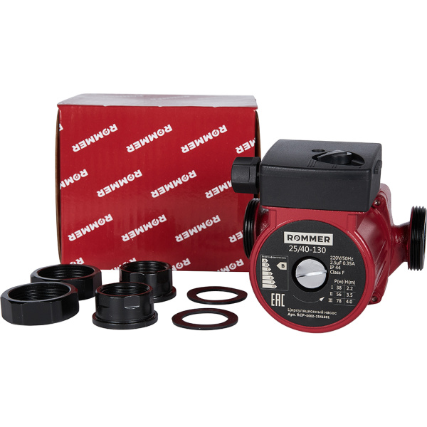 Насос циркуляционный ROMMER 25/40-130 Магазин сантехники Нижний Новгород