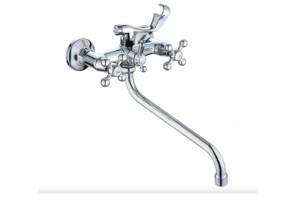 MN 2719 Смеситель д/ванны длинный излив (комплект) хром
